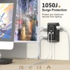 JcBlaon Outlet Extender Surge Protector - 6 Outlet Splitter with