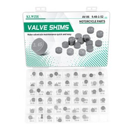 KLWZH 9.48mm Adjustable Valve Shim Kit 1.2-4mm Thick for Suzuki LT-Z400 QuadSport Z 2003-2012 LTR450Z LT-R450 QuadRacer 2006-2011/YFZ450R YZ250FX YZF-R1 WR250F KFX400 KX250/CRF450 CRF250 R X
