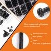 Zmbroll 270Pcs M4 Pan Head Screws M4x5/6/8/10/12/16/20/25mm Metric Machine Screws