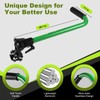 Weed Eater Handle Extension Back Saver, Upgraded Aluminum Grip Trimmer