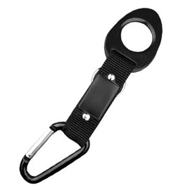 Remarks Japan Multi PET Bottle Holder with Carabiner and Key Holder, Black, Easy, Lightweight, Convenient