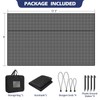 NAIMORUI RV Awning Shade Screen with Zipper, 8'X12'3" RV Awning