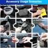 THINKWORK Car Wash Kit, Car Washing Brush with Long Handle,