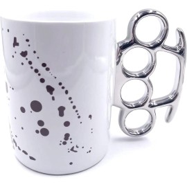 Unbranded LIMITED EDITION - Blood Spatter White Knuckle Duster Mug