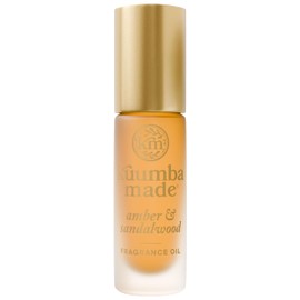 Kuumba Made Amber & Sandalwood Fragrance Oil, Long-Lasting Scented Oil Perfume Roller, Vegan, Alcohol-Free, 0.15 Fl Oz