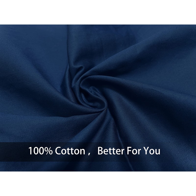 iMaylex Soft 100% Egyptian Cotton Zipper Pillow Case, Cozy and