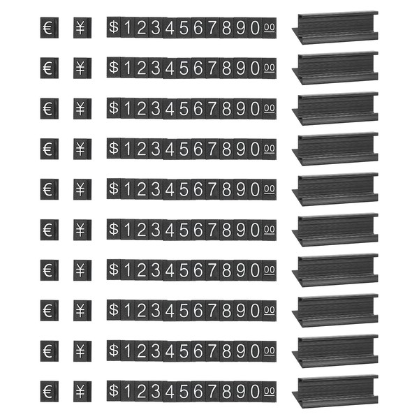 PATIKIL Price Cube Display Price Blocks Adjustable Removable Number Price