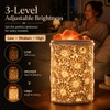 Wax Melt Warmer with Timer White Ceramic Electric Christmas Dimmable
