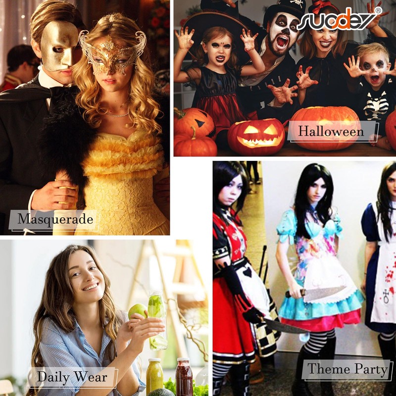 SUOSDEY Women Faux Leather Braided Waist Belt for Dress Elastic