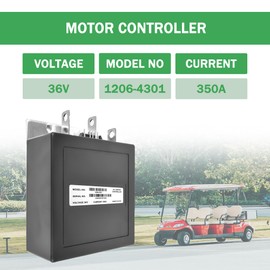 1206-4301 for Golf Cart Motor Controller 36V 350 Amp 5 Pin Compatible with Curtis Golf Cart E-z-go Ezgo Txt, Series Its Replace 25864G03 25864G09 25864G05