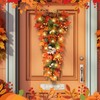 Hotop 2 Pcs 36 Inch Artificial Fall Harvest Teardrop Swag