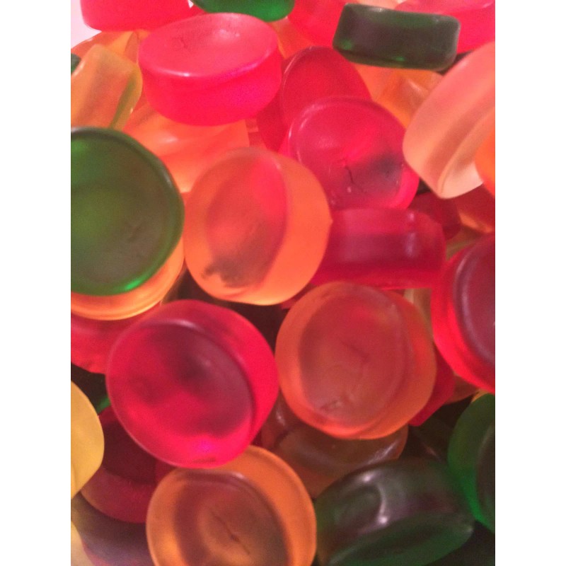 HARIBO Mega Roulette Gummy Candy Pack of 24 Fruit Flavored