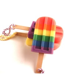 3 Pieces Ice Cream Sponge Bath Towel Bath Sponge (Random Style)