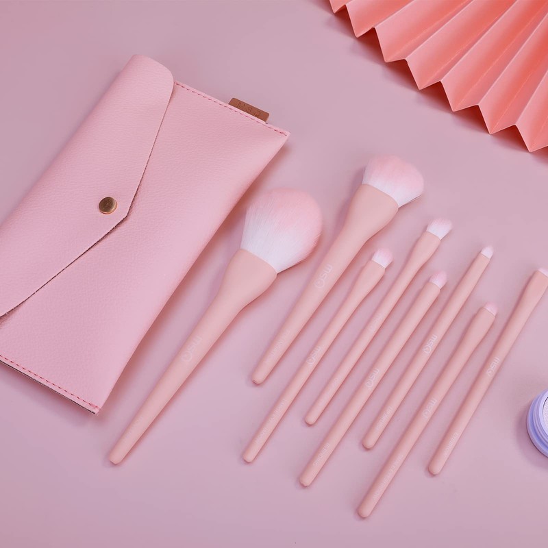 MSQ Makeup Brushes, 8 Pieces, Popular, Makeup Brushes, Eyeshadow Brushes,