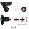 OwnMy 40mm x 18mm Luggage Suitcase Replacement Wheels, Rubber Swivel