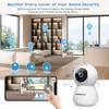2.5K 2.4/5GHz Indoor Security Camera Wireless WiFi Pet Camera Baby
