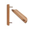 binifiMux 5” Wood Pulls, Wood Handles, Drawer Pulls, Wardrobe Pulls,