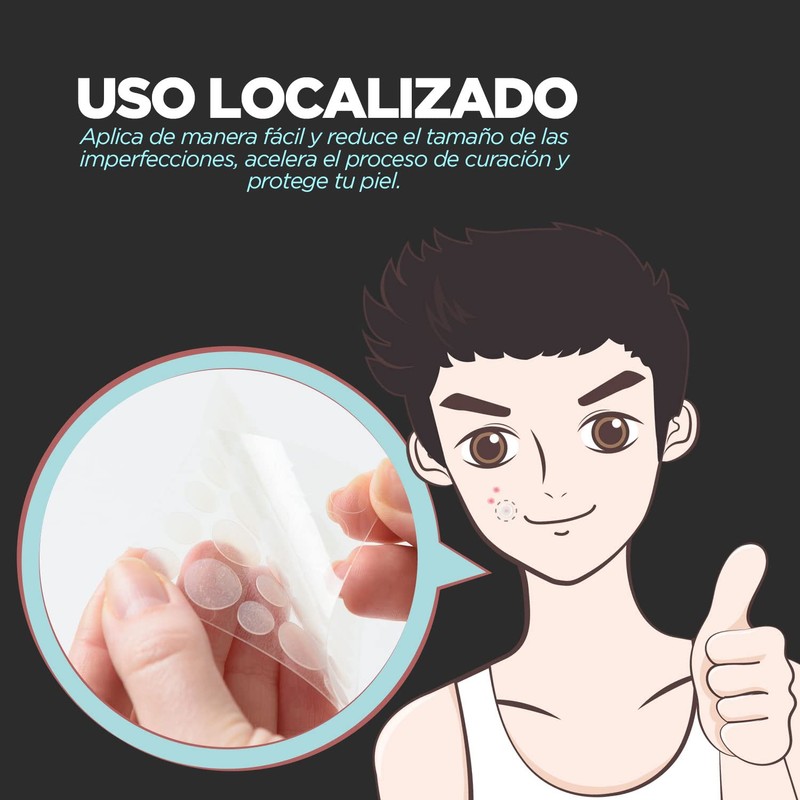 Republic Cosmetics Skin Care Acne pimple patch para hombre 36