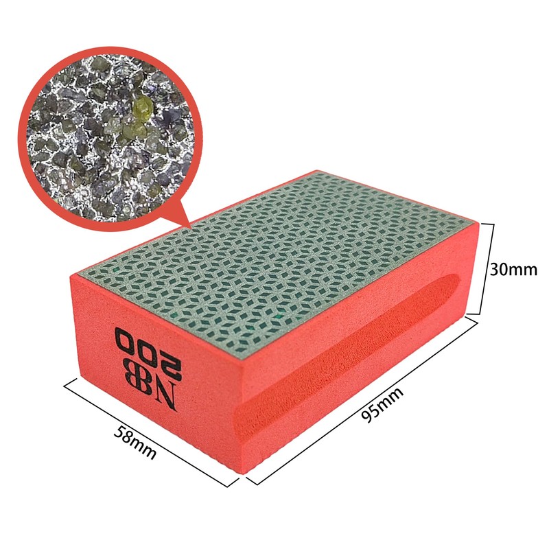 NBB Diamond Hand Sanding Pad for Grinding or Polishing Diamond