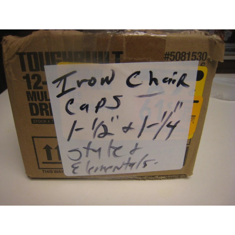 Elemental Outdoor Solutions 1-1/4" 878757 Wrought Iron Leg Cap Replacements