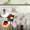 Fabric Tablecloth Washable Table Linen Tablecloth Cotton Polyester Lavender Beige