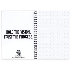 Chiefs & Tribes®, Notebook for Creatives & Creators, Ring Binder, Black, DIN A5, 120 pages, Dotted, for Men, Journal