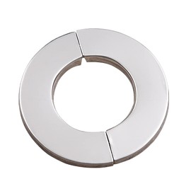 Rosetta di Flangia Sdoppiata in Acciaio Inox per Pareti, Rotonda, Copertura per Rubinetti da Cucina, Lavelli, Wc