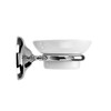 Croydex Flexi-Fix Grosvenor Chrome Easy to Fit Soap Dish ,