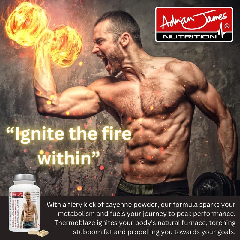 Adrian James Nutrition - Thermoblaze (2 Pack) for Men &