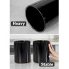 Nucookery Utensil Holder, 6.4" Ceramic Kitchen Utensil Holder with Countertop-Protection