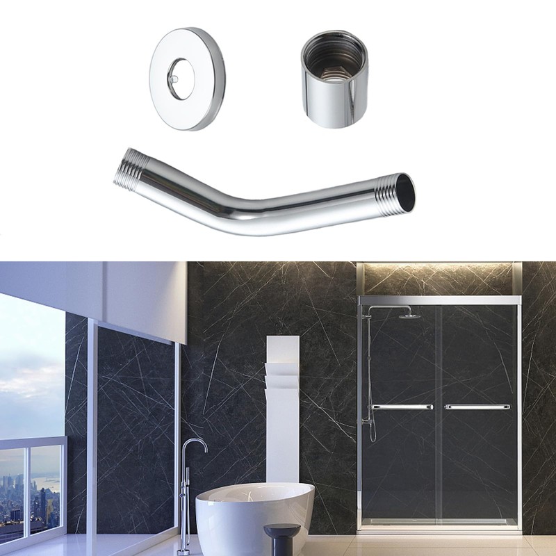Oiieco Shower Head Extension Arm, Stainless Steel Handheld Shower Extension