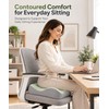 Ergonomic Memory Foam Seat Cushion for Daily Sitting – 3-Zone