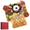 Home Euphoria Bamboo Cheese Board and Knife Set - Beautiful