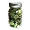 Buttons Galore Leafy Green Buttons Mason Jar