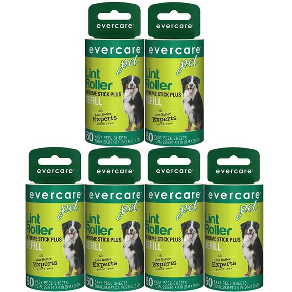 Evercare Extra Sticky Pet Lint Roller Refill 60 sheets