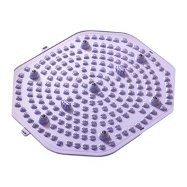 Milageto Foot Massage Pad, Anti Slip Foot Pressure Point Pad, Foot Scrubber Mat for Bedroom, Violet