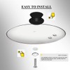 Pot Lid Knob Replacement Silicone Universal Pan Lid Holding Handles,