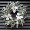 Christmas Wreaths for Front Door 24 Inch Real Touch Norfolk