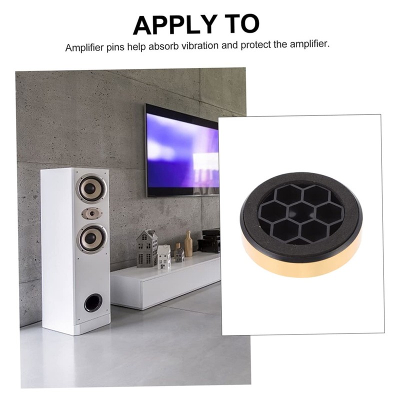 TEHAUX 24pcs Amplifier Isolation Feet Pads Durable Plastic Sponge Chassis