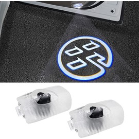 DISYEE 2 Pcs Car Curtain Light Door Welcome Light Courtesy Lamp Laser Logo Light LED Logo Projection Toyota 86 ZN6 Car Curtain