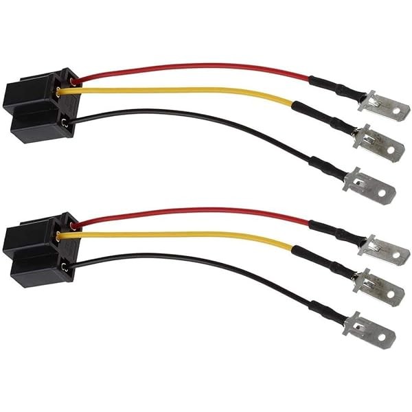 Partsam H4 9003 HB2 Wire Wiring Harness Sockets for 4"x6"
