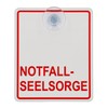 Suction Cup Sign Emergency Seelsorge Acrylic Sign 3 mm with