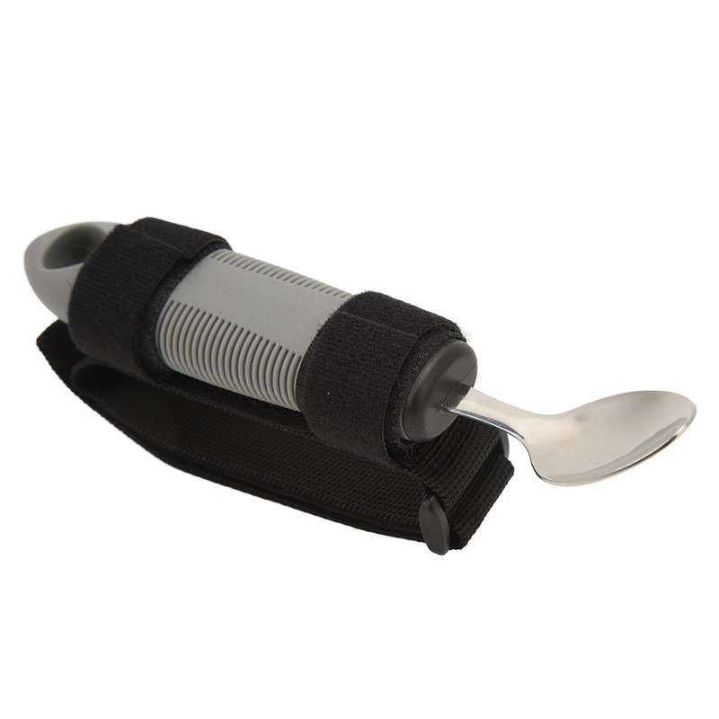 Eating Aids Spoon Stainless Steel Antislip Easy to Grip Adaptive