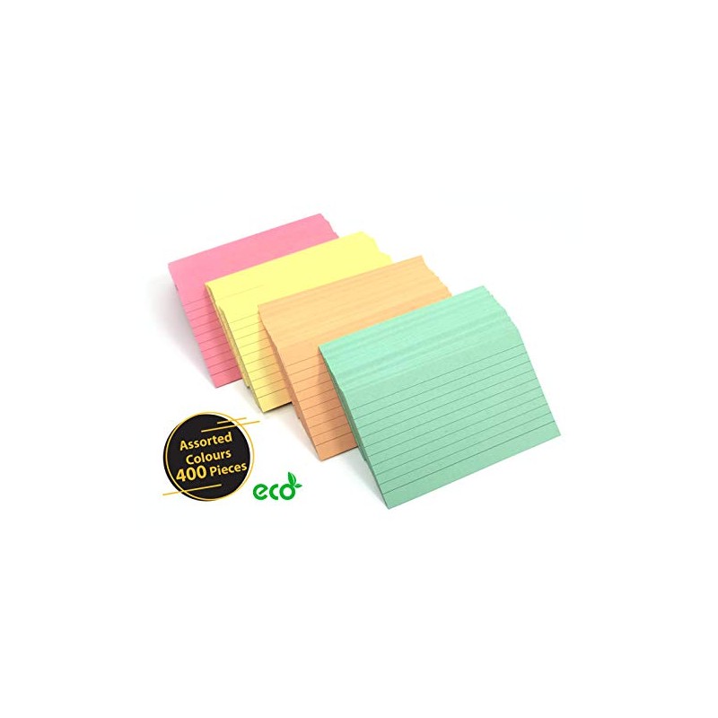 Eastlight Ruled Index Record Card (125 x 75mm) A7++ Assorted
