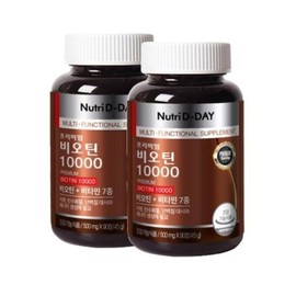Nutri-D Day Nutri-D Day Premium Biotin 10000 500mg x 90 tablets 2 sj / 뉴트리디데이 뉴트리디데이 프리미엄 비오틴 10000 500mg x 90정 2개 sj