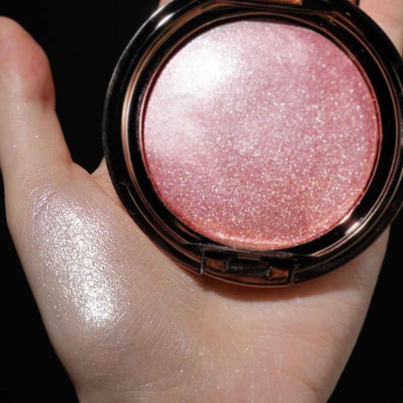 PHOFAY 3-in-1 Cream-to-Powder Highlighter - Blush & Eyeshadow 2-in-1, Classic