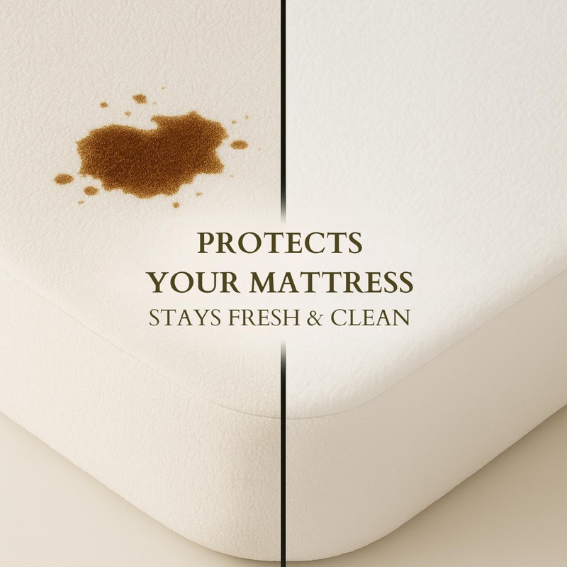 House 22 Terry Towel Waterproof Mattress Protector – King Size