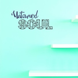 Decals Untamed Soul Wall Art Size 10 Inches X 20 Inches