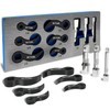 ZKTOOL 9PC Pry Bar Wrench Adaptor Head Kit,Crowbar Adapter Head