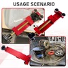 Gelessy 66490 Oil Filter Cutter with Vise Jaws, Adjustable Oil